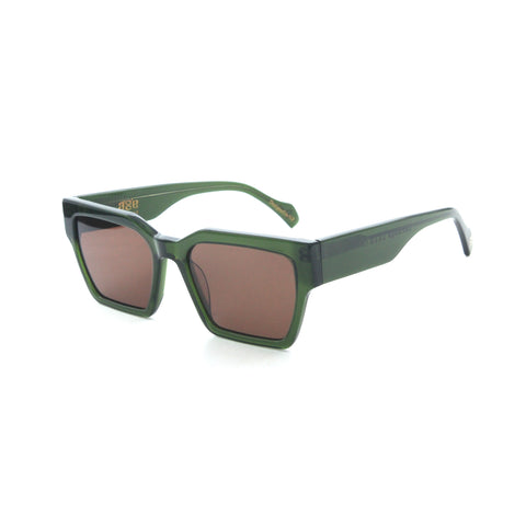 Age Eyewear Carnage Sunglasses Sage green frames with brown lens