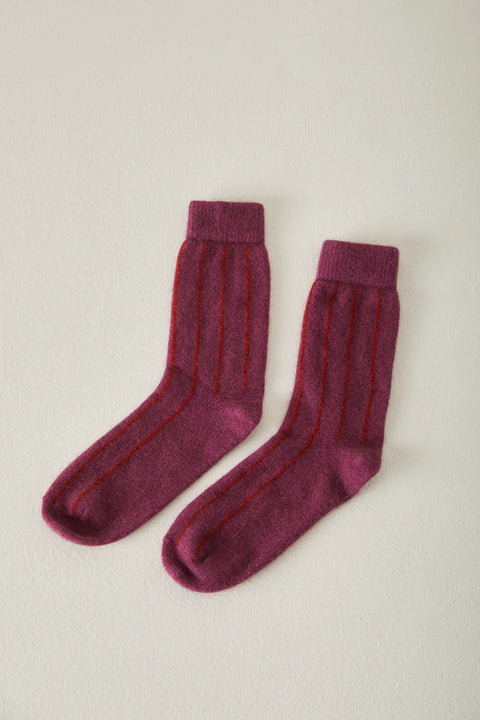 Francie Pink Possum Socks