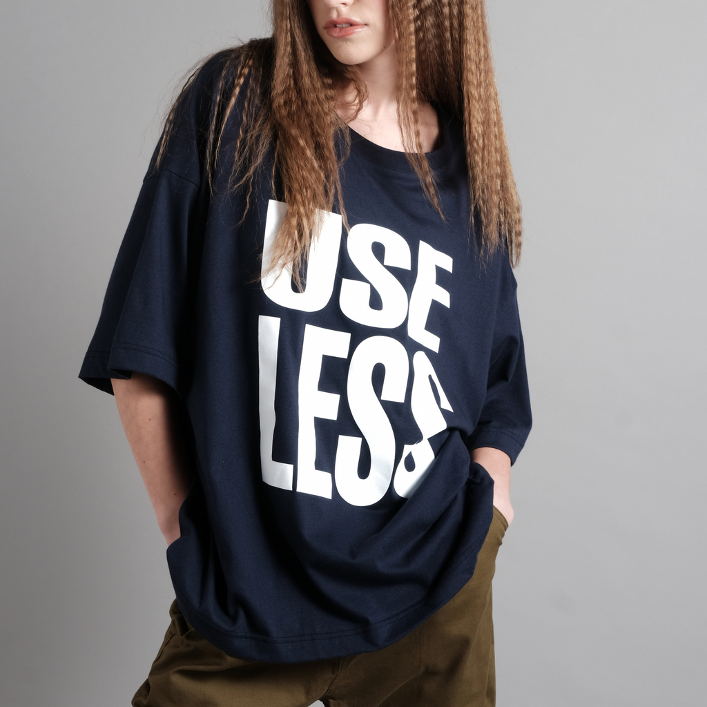 Use Less Tee | Navy – collecte