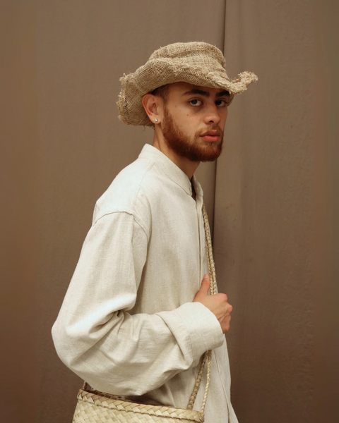 Jake studios Hate shirt Taitea natural linen