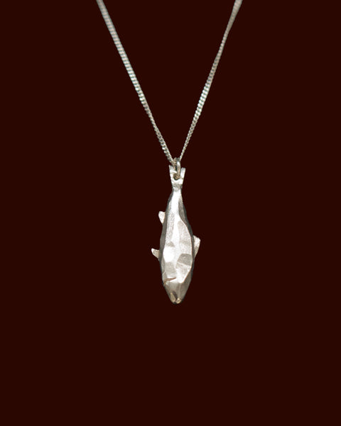 Camille Paloma Walton Sterling Silver Medium Fish Chain