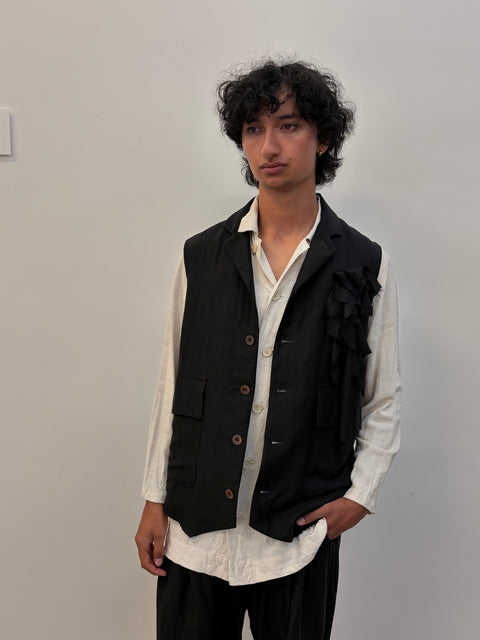 Jake Studios Linen Cupro Waist Coat