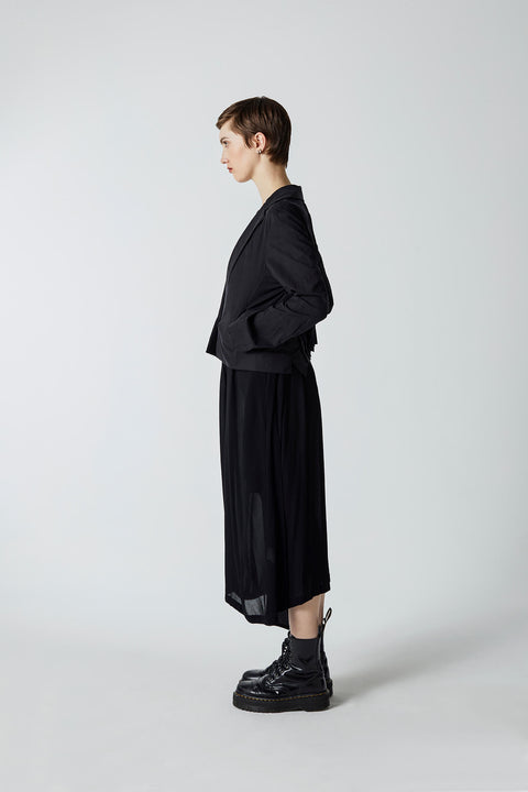 Julia Fong Horizon Cropped Cotton Blazer