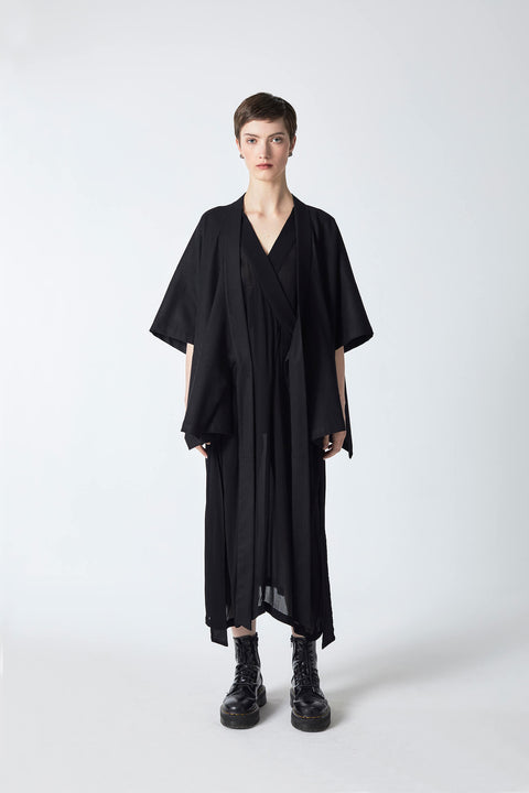 Julia Fong Butterfly Kimono Wrap Jacket 