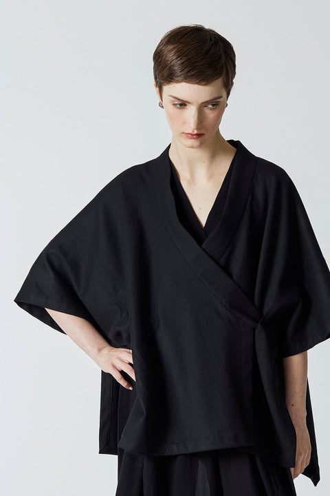 Julia Fong Butterfly Kimono Wrap Jacket 