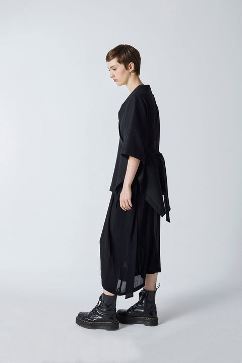 Julia Fong Butterfly Kimono Wrap Jacket 