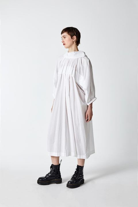 Julia Fong Sweetness and light dress white cotton
