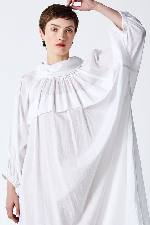 Julia Fong Sweetness and light dress white cotton