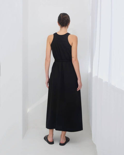 Julia Fong Miza Dress Black cotton