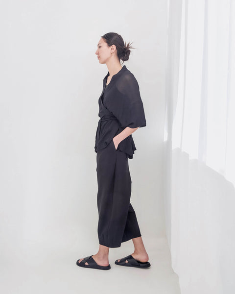 Julia Fong Kimono Crepe Jacket