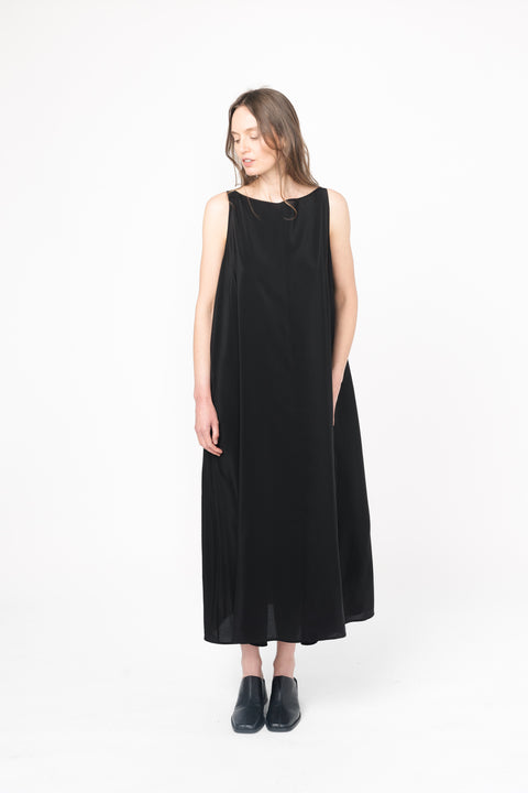 James Brown A-Line Silk Shift Dress