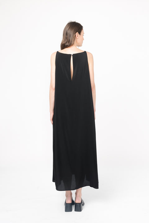 James Brown A-Line Silk Shift Dress