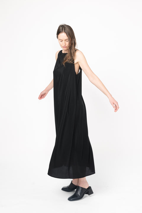 James Brown A-Line Silk Shift Dress