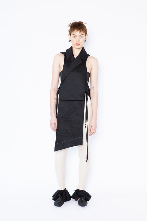 The Vest | Linen + Silk