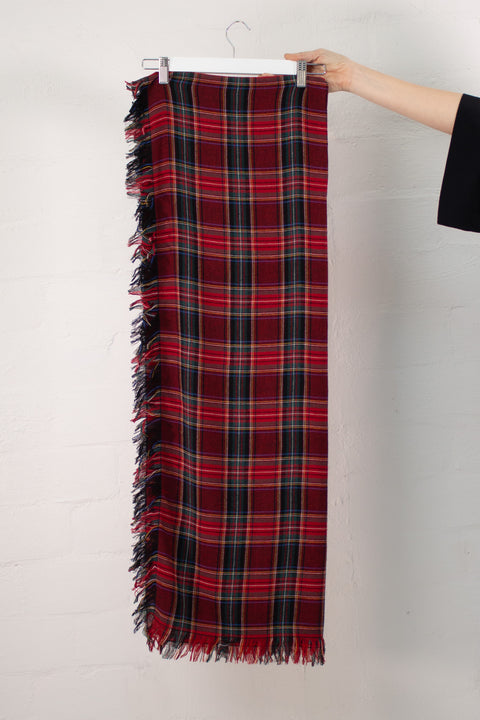 Red Tartan Scarf