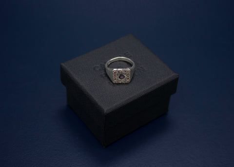 Signet Ring With Sapphires