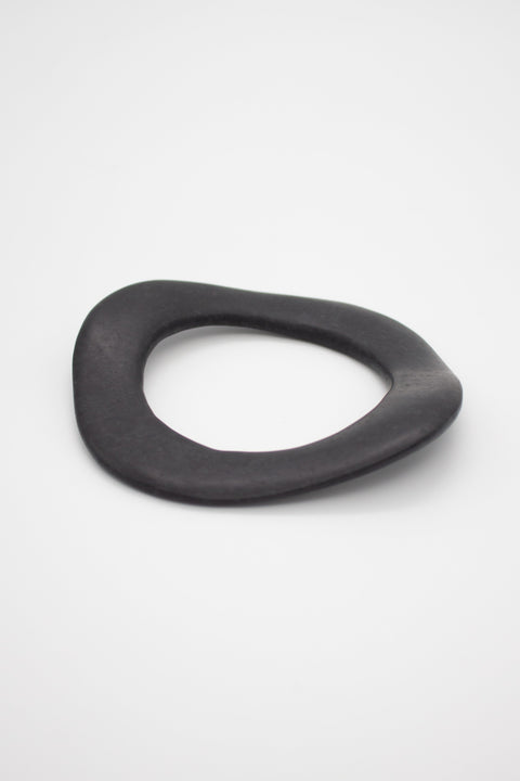 Arcadian Square Bangle | Black