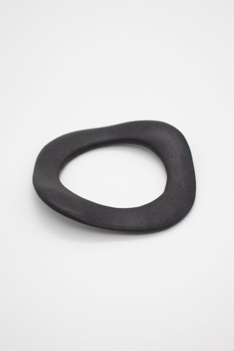 Arcadian Square Bangle | Black