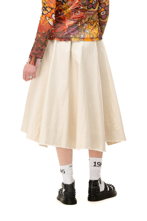 Nom*D Cotton Canvas Swing Skirt