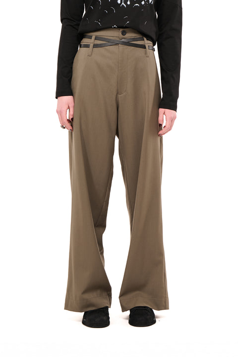 Nom*d celebration trouser dark taupe