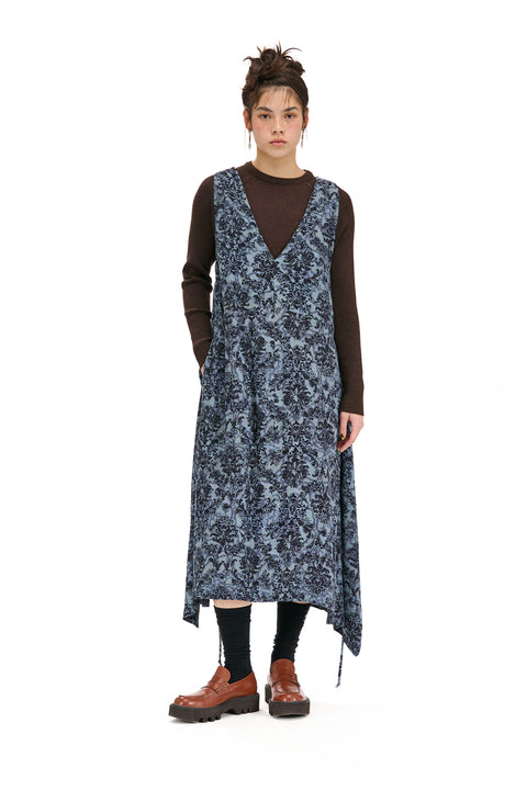 Nom*d Detached Pinafore Anaglypta Print 