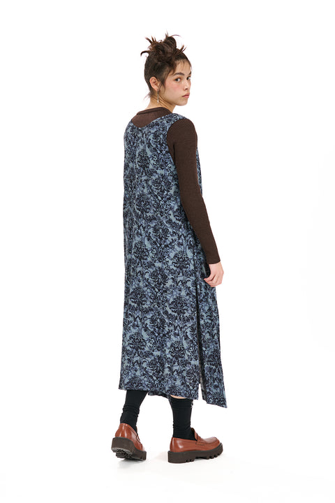 Nom*d Detached Pinafore Anaglypta Print 
