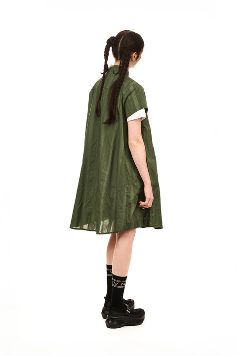 Nomd olive green shirt dress