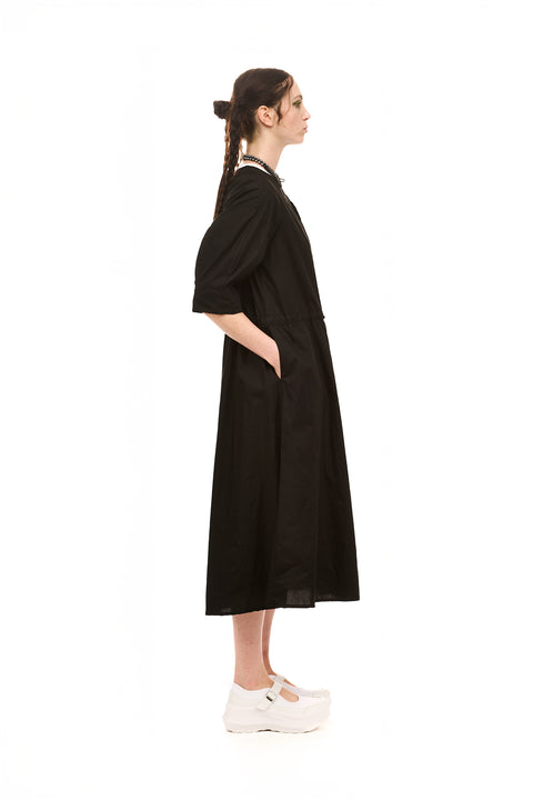 Nom*d Hemera Dress Black Cotton