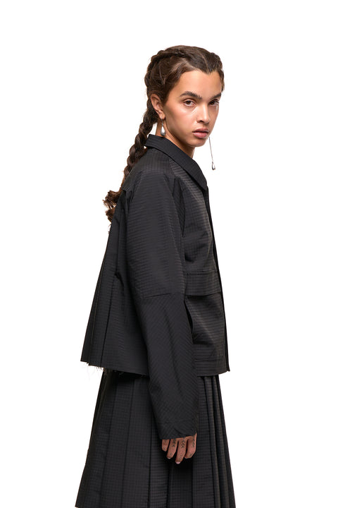 Nom*d jet jacket black ripstop