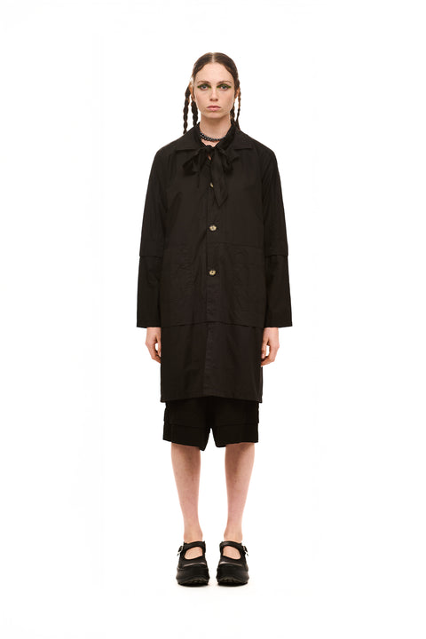 Nomd manuscript black cotton jacket