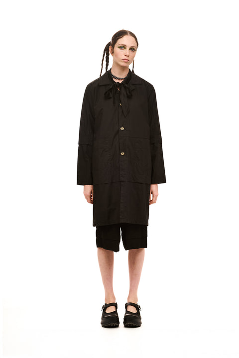 Nomd manuscript black cotton jacket