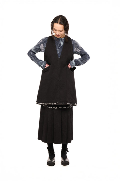 Nom*d Mods Mini Dress Black Denim