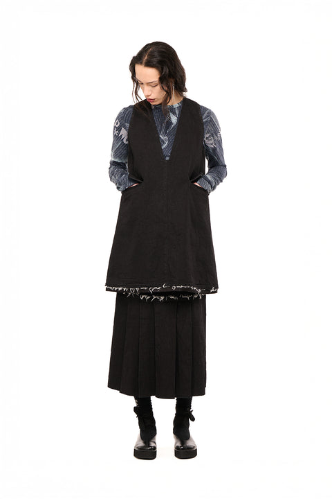 Nom*d Mods Mini Dress Black Denim