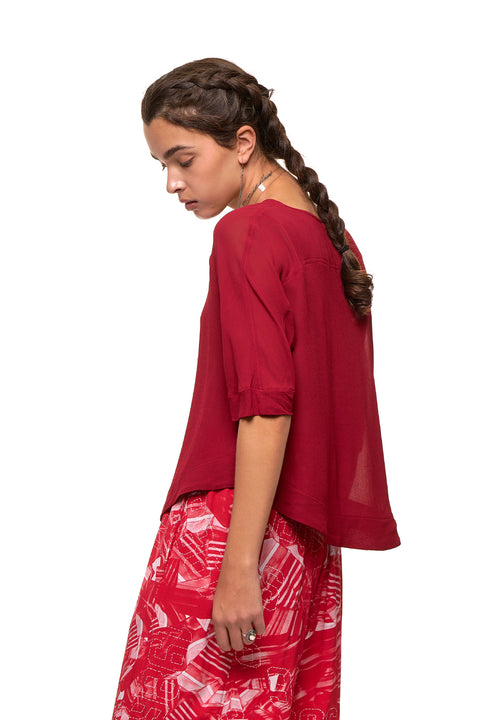 Nomd New Discuss Top Dark Red 