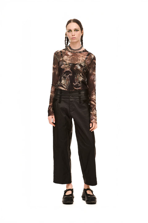 Nom*d Leather Look Trousers 