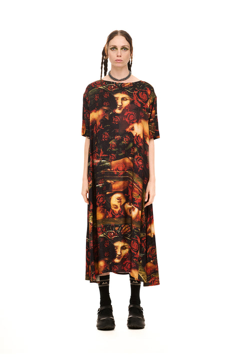 Nomd Odyssey dress three sisters print