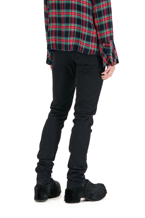 Nomd Black and denim skinny jeggings 