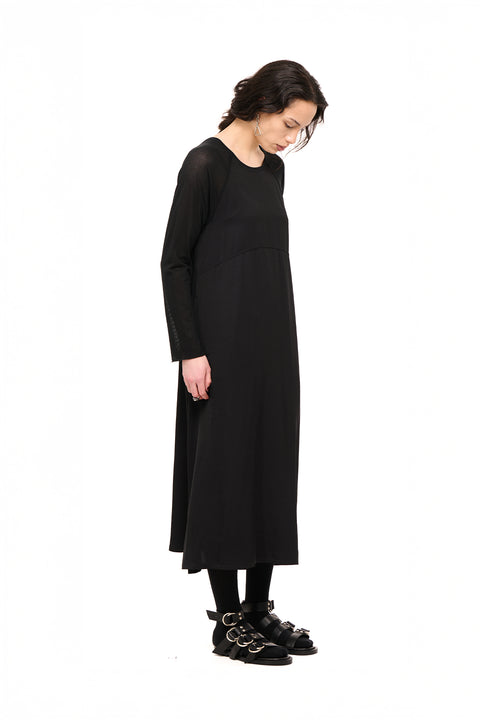Nom*d Unmixed Slip Dress Black
