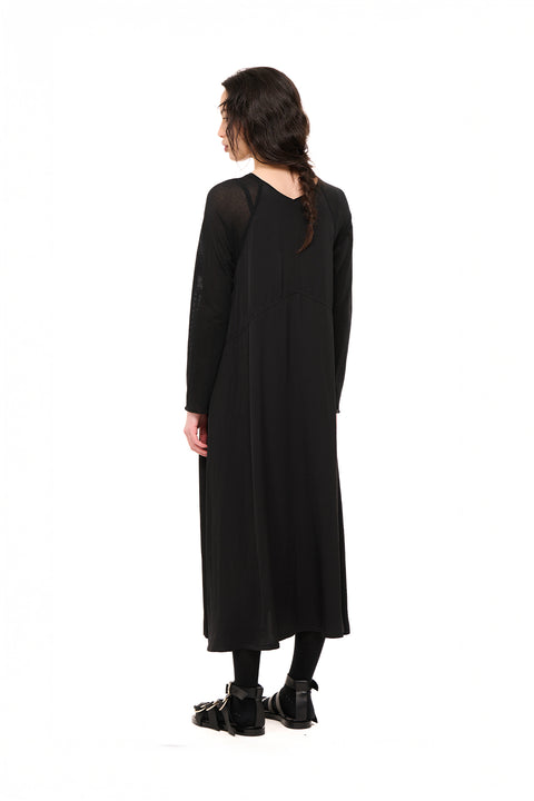 Nom*d Unmixed Slip Dress Black