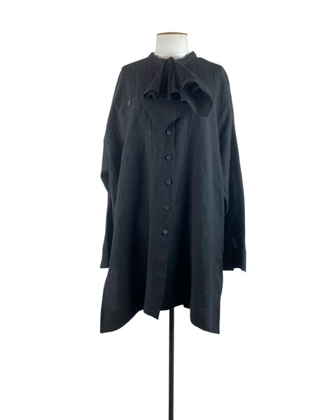 Herriot Potter Shirt Black Linen 