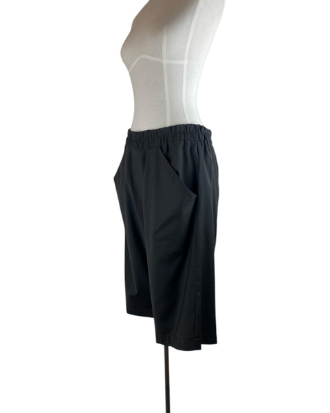 Herriot Baggy Shorts Black Wool