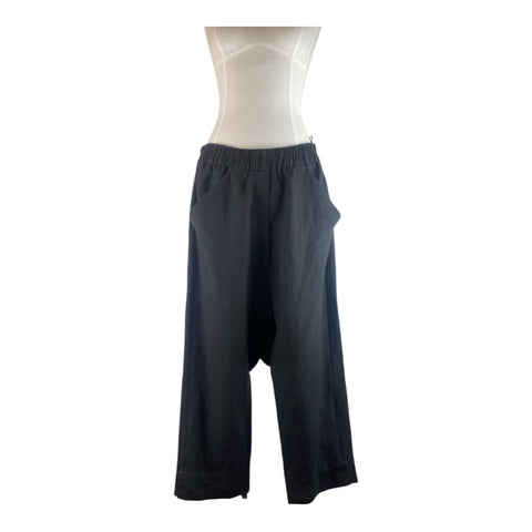 Herriot Baggy Pant Black Linen