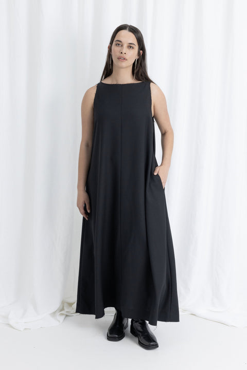 James Brown Raw Edge Shift Dress