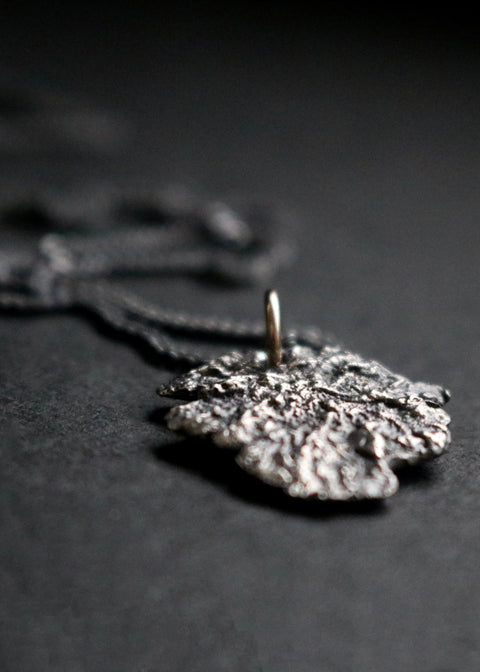 Renewal Drop Pendant | Oxidised + Gold