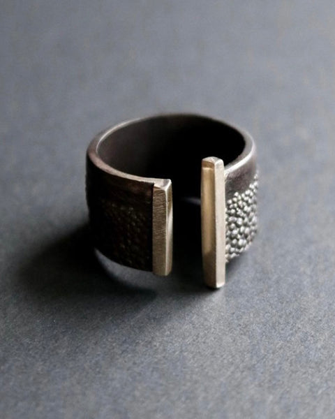 Split Post Ring | Silver