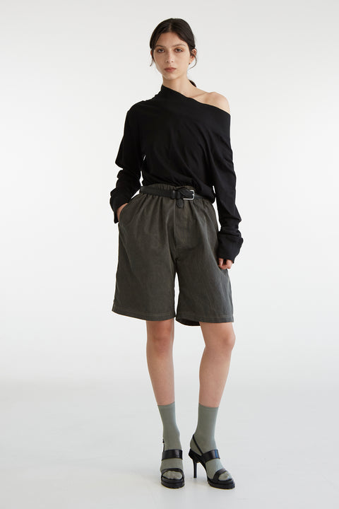 Zambesi Havana Shorts in Grey Khaki 