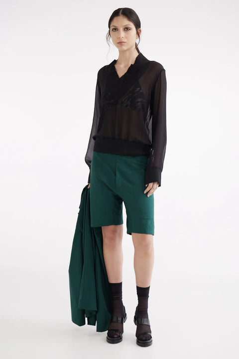 Zambesi Black Silk Venture V Neck Jersey