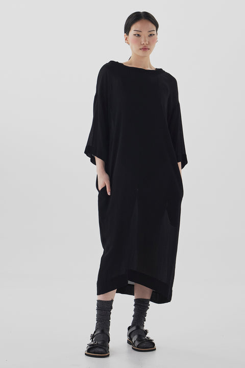 Zambesi Libertine black truffle reversible dress 