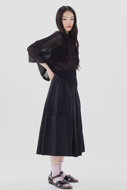 Zambesi Volume Skirt in Black Pepper