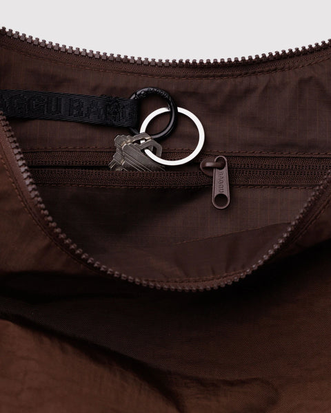 Medium Crescent bag brown